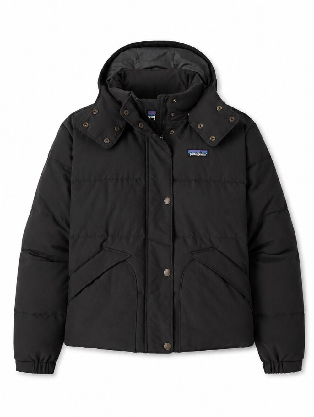 Patagonia Black Downdrift Puffer Jacket with Hood